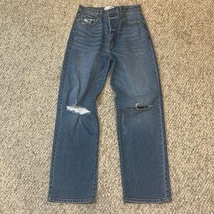 Medium Wash Distressed Jeans